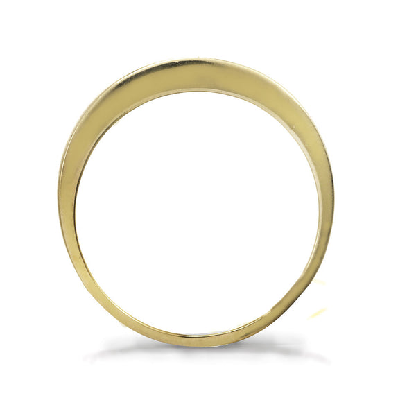Always Here Gold Ring 14kt and 18kt top view