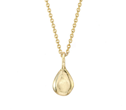 Teardrop Pebble Necklace