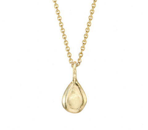 Teardrop Pebble Necklace