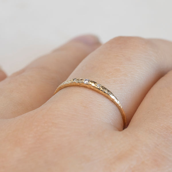 Simple Crescent Moon Ring