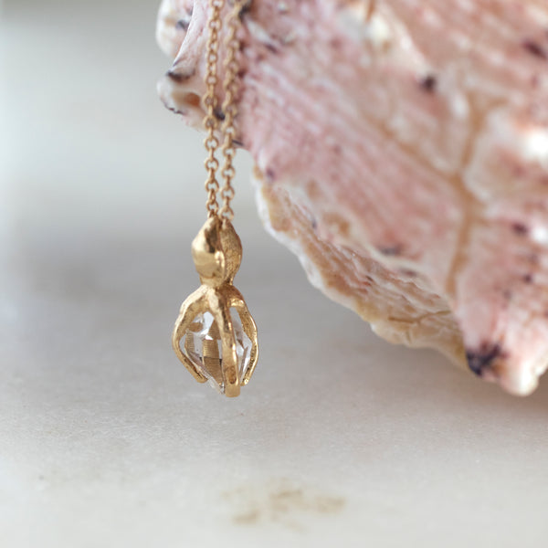 Small Herkimer Diamond Pendant