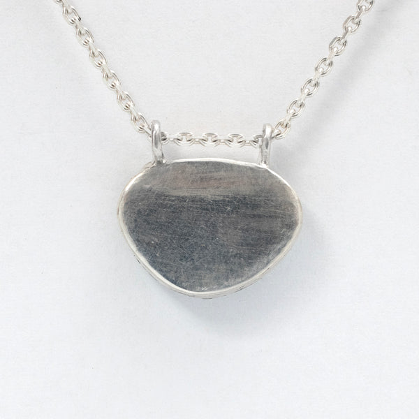 Larimar and sterling silver necklace
