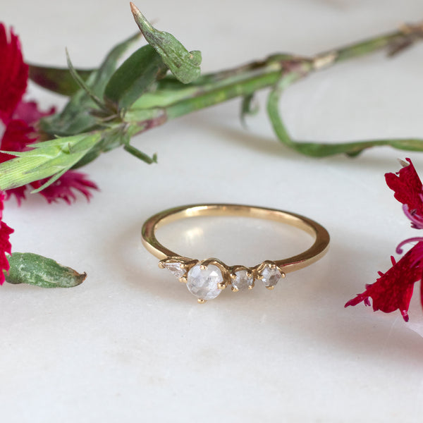 Small Brilliance Cluster Ring